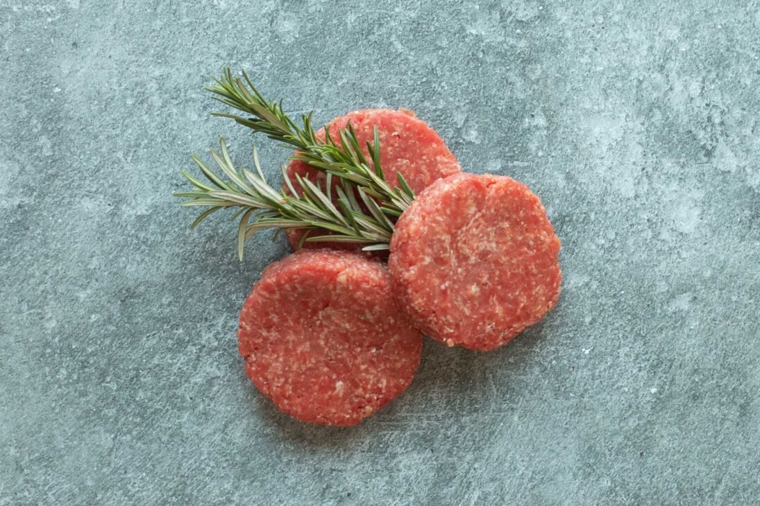 Dry aged hamburger