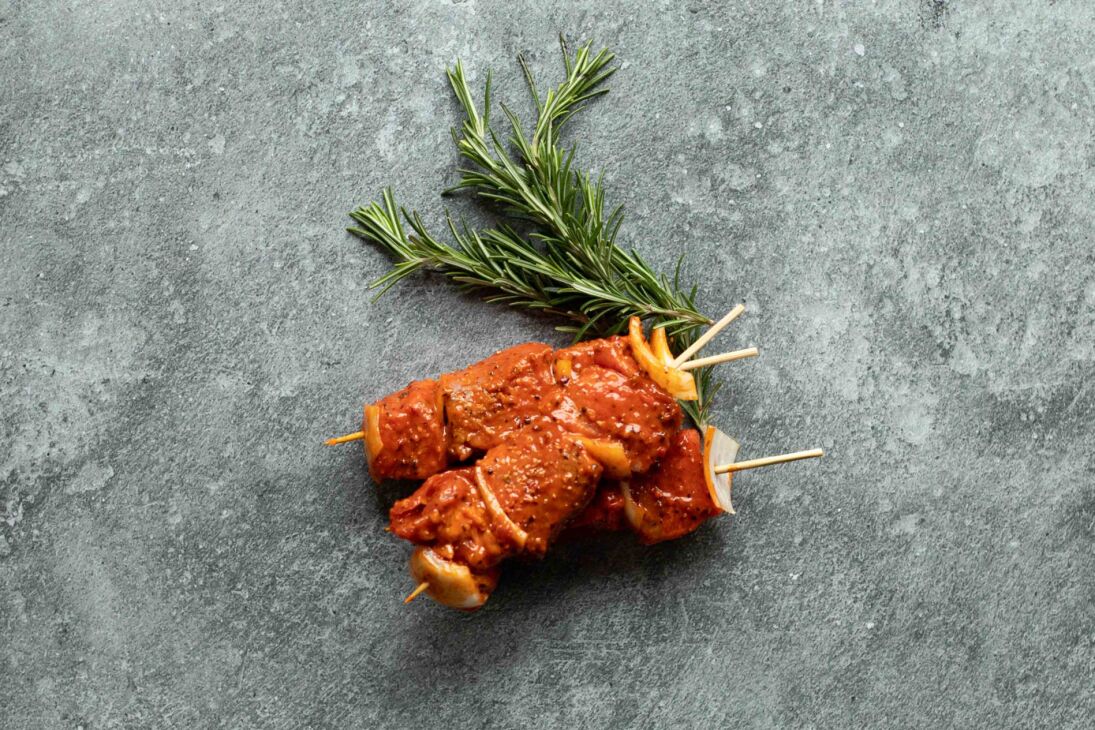 Gemarineerde rundsaté