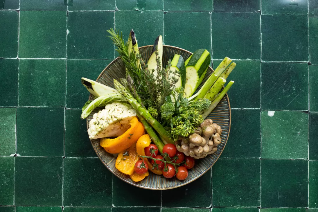 Grill groenten voor 2 personen