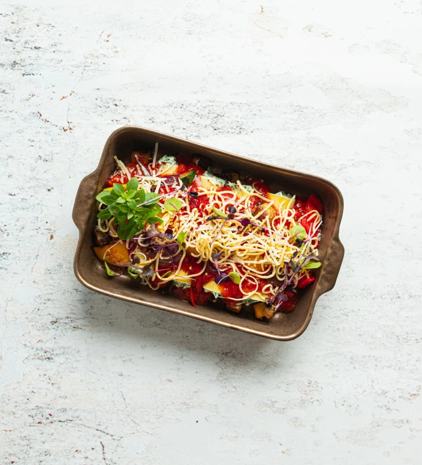 Cannelloni van gegrilde groenten