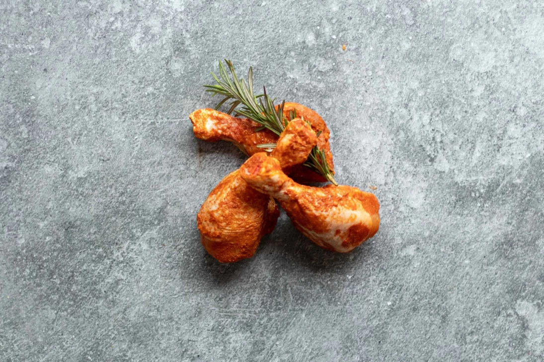 Gekruide kippendrums