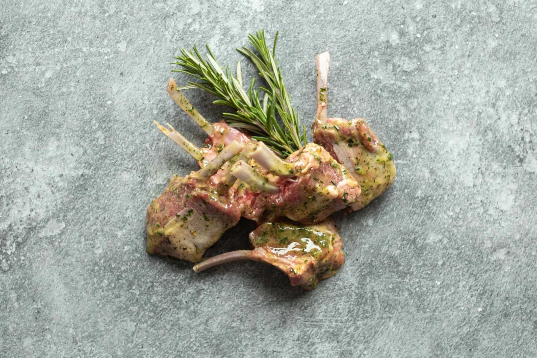 Gemarineerde lamskoteletjes