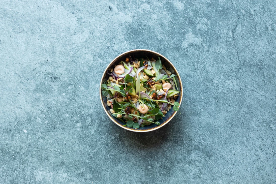 Koreaanse orzo salade BBQ