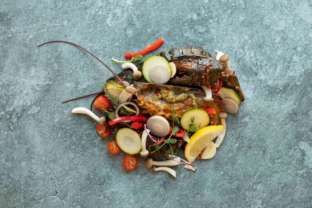 Barbecue lobster Aziatisch