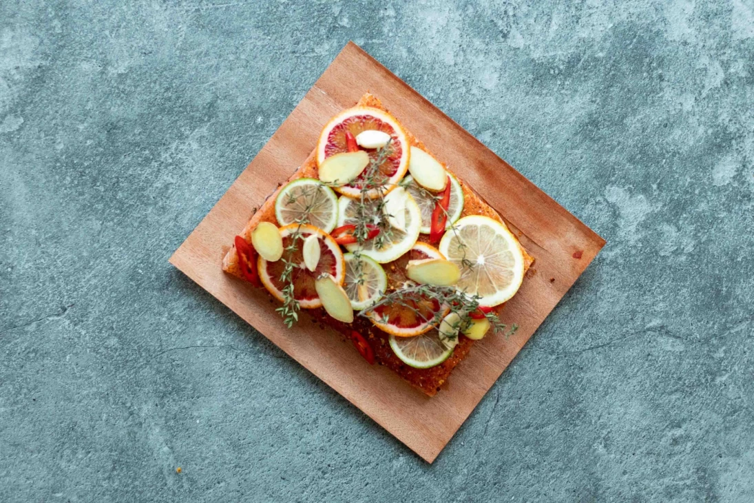 Zalmfilet op cederhout